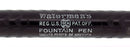 C1930 WATERMAN 42 BLACK CHASED HR SAFETY FOUNTAIN PEN F-BBB FLEX NIB RESTORED OFFERED BY ANTIQUE DIGGER
