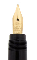 C1930 WATERMAN 42 BLACK CHASED HR SAFETY FOUNTAIN PEN F-BBB FLEX NIB RESTORED OFFERED BY ANTIQUE DIGGER