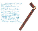 C1930 WATERMAN 42 RED RIPPLE SAFETY FOUNTAIN PEN M-BBB FLEX NIB RESTORED OFFERED BY ANTIQUE DIGGER