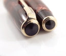 CIRCA 1934 PARKER BURGUNDY MOTTLED DOUBLE JEWEL VACUMATIC JR FOUNTAIN PEN RESTORED OFFERED BY ANTIQUE DIGGER
