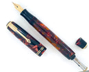 CIRCA 1934 PARKER BURGUNDY MOTTLED DOUBLE JEWEL VACUMATIC JR FOUNTAIN PEN RESTORED OFFERED BY ANTIQUE DIGGER