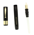 CIRCA 1930 SHEAFFER OVERSIZE AUTOGRAPH FLAT TOP 14K TRIM FOUNTAIN PEN RESTORED OFFERED BY ANTIQUE DIGGER