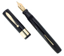 CIRCA 1930 SHEAFFER OVERSIZE AUTOGRAPH FLAT TOP 14K TRIM FOUNTAIN PEN RESTORED OFFERED BY ANTIQUE DIGGER