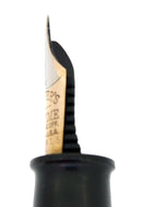 C1931 SHEAFFER OVERSIZE AUTOGRAPH BALANCE JET BLACK FOUNTAIN PEN RESTORED OFFERED BY ANTIQUE DIGGER