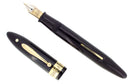 C1931 SHEAFFER OVERSIZE AUTOGRAPH BALANCE JET BLACK FOUNTAIN PEN RESTORED OFFERED BY ANTIQUE DIGGER