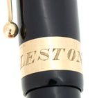 C1931 SHEAFFER OVERSIZE AUTOGRAPH BALANCE JET BLACK FOUNTAIN PEN RESTORED OFFERED BY ANTIQUE DIGGER