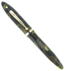CIRCA 1931 SHEAFFER OVERSIZE BALANCE MARINE GREEN FOUNTAIN PEN RESTORED OFFERED BY ANTIQUE DIGGER