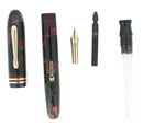 C1932 CONKLIN VEST POCKET ROSE & BLACK MARBLE FOUNTAIN PEN RESTORED OFFERED BY ANTIQUE DIGGER