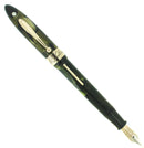 C1932 SHEAFFER STANDARD BALANCE MARINE GREEN AUTOGRAPH FOUNTAIN PEN RESTORED OFFERED BY ANTIQUE DIGGER