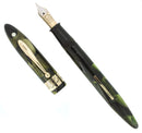 C1932 SHEAFFER STANDARD BALANCE MARINE GREEN AUTOGRAPH FOUNTAIN PEN RESTORED OFFERED BY ANTIQUE DIGGER