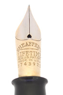 C1932 SHEAFFER STANDARD BALANCE MARINE GREEN AUTOGRAPH FOUNTAIN PEN RESTORED OFFERED BY ANTIQUE DIGGER