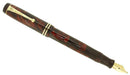 CIRCA 1932 PARKER SENIOR STREAMLINE DUOFOLD BURGUNDY BLACK FOUNTAIN PEN RESTORED OFFERED BY ANTIQUE DIGGER