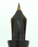 CIRCA 1932 PARKER SENIOR STREAMLINE DUOFOLD BURGUNDY BLACK FOUNTAIN PEN RESTORED OFFERED BY ANTIQUE DIGGER