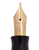 CIRCA 1929 DUOFOLD STREAMLINE SENIOR LAPIS FOUNTAIN PEN F TO B NIB RESTORED OFFERED BY ANTIQUE DIGGER