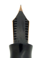 CIRCA 1929 DUOFOLD STREAMLINE SENIOR LAPIS FOUNTAIN PEN F TO B NIB RESTORED OFFERED BY ANTIQUE DIGGER