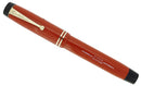 CIRCA 1932 DUOFOLD SENIOR DUOFOLD STREAMLINE RED PERMANITE FOUNTAIN PEN RESTORED OFFERED BY ANTIQUE DIGGER