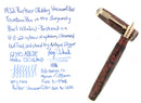 C1932 PARKER VACUUMFILLER STUBBY SIZE BURGUNDY PEARL FOUNTAIN PEN RESTORED OFFERED BY ANTIQUE DIGGER