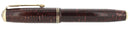 C1932 PARKER VACUUMFILLER STUBBY SIZE BURGUNDY PEARL FOUNTAIN PEN RESTORED OFFERED BY ANTIQUE DIGGER