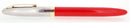 CIRCA 1953 SHEAFFER SENTINEL FIESTA RED SNORKEL M NIB FOUNTAIN PEN RESTORED OFFERED BY ANTIQUE DIGGER
