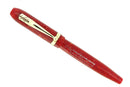 C1932 SWAN CORAL CELLULOID M-BBBB+ FLEX NIB FOUNTAIN PEN RESTORED BEAUTIFUL OFFERED BY ANTIQUE DIGGER
