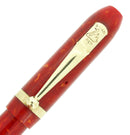 C1932 SWAN CORAL CELLULOID M-BBBB+ FLEX NIB FOUNTAIN PEN RESTORED BEAUTIFUL OFFERED BY ANTIQUE DIGGER