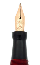 C1932 SWAN CORAL CELLULOID M-BBBB+ FLEX NIB FOUNTAIN PEN RESTORED BEAUTIFUL OFFERED BY ANTIQUE DIGGER