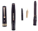 1932 WAHL EVERSHARP EQUIPOISED GOLD SEAL OVERSIZE DECOBAND FOUNTAIN PEN RESTORED OFFERED BY ANTIQUE DIGGER
