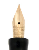 1932 WAHL EVERSHARP EQUIPOISED GOLD SEAL OVERSIZE DECOBAND FOUNTAIN PEN RESTORED OFFERED BY ANTIQUE DIGGER