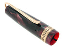 C1934 GOLD MEDAL COMRADE MARBLE BURGUNDY FOUNTAIN 14K M-BBB NIB PEN RESTORED OFFERED BY ANTIQUE DIGGER