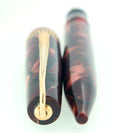 C1934 GOLD MEDAL COMRADE MARBLE BURGUNDY FOUNTAIN 14K M-BBB NIB PEN RESTORED OFFERED BY ANTIQUE DIGGER