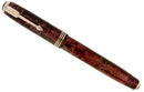 1934 PARKER BURGUNDY PEARL VACUMATIC DOUBLE JEWEL FOUNTAIN PEN RESTORED OFFERED BY ANTIQUE DIGGER