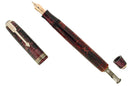 1934 PARKER BURGUNDY PEARL VACUMATIC DOUBLE JEWEL FOUNTAIN PEN RESTORED OFFERED BY ANTIQUE DIGGER