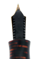 1934 PARKER BURGUNDY PEARL STANDARD VACUMATIC DOUBLE JEWEL FOUNTAIN PEN RESTORED OFFERED BY ANTIQUE DIGGER