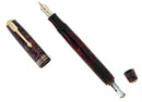 1934 PARKER BURGUNDY PEARL STANDARD VACUMATIC DOUBLE JEWEL FOUNTAIN PEN RESTORED OFFERED BY ANTIQUE DIGGER