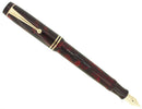 C1934 PARKER SENIOR STREAMLINE DUOFOLD BURGUNDY BLACK FOUNTAIN PEN RESTORED OFFERED BY ANTIQUE DIGGER