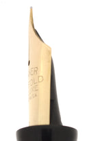 C1934 PARKER SR STREAMLINE DUOFOLD BURGUNDY BLACK FOUNTAIN PEN RESTORED OFFERED BY ANTIQUE DIGGER