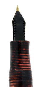 1934 PARKER BURGUNDY PEARL STANDARD VACUMATIC FOUNTAIN PEN RESTORED OFFERED BY ANTIQUE DIGGER