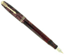 1934 PARKER BURGUNDY PEARL STANDARD VACUMATIC FOUNTAIN PEN RESTORED OFFERED BY ANTIQUE DIGGER