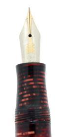 1934 PARKER BURGUNDY PEARL STANDARD VACUMATIC FOUNTAIN PEN RESTORED OFFERED BY ANTIQUE DIGGER