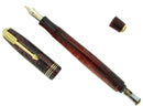 1934 PARKER BURGUNDY PEARL VACUMATIC DOUBLE JEWEL FOUNTAIN PEN NIB RESTORED OFFERED BY ANTIQUE DIGGER