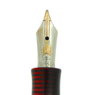 1934 PARKER BURGUNDY PEARL VACUMATIC DOUBLE JEWEL FOUNTAIN PEN NIB RESTORED OFFERED BY ANTIQUE DIGGER