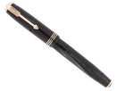 1934 PARKER JET BLACK STANDARD VACUMATIC DOUBLE JEWEL FOUNTAIN PEN RESTORED OFFERED BY ANTIQUE DIGGER