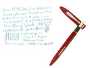 C1934 SHEAFFER BALANCE CHERRY RED SERVICE LOANER FOUNTAIN PEN RESTORED OFFERED BY ANTIQUE DIGGER