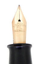 C1934 VACUUM-FIL SHEAFFER MARINE GREEN OVERSIZE FOUNTAIN PEN RESTORED OFFERED BY ANTIQUE DIGGER