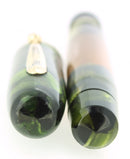 CIRCA 1934 VACUUM-FIL SHEAFFER MARINE GREEN OVERSIZE FOUNTAIN PEN RESTORED OFFERED BY ANTIQUE DIGGER