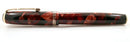1935 PARKER BURGUNDY MOTTLED DOUBLE JEWEL VACUMATIC JR FOUNTAIN PEN RESTORED OFFERED BY ANTIQUE DIGGER