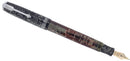 1935 PARKER SILVER PEARL CELLULOID DOUBLE JEWEL VACUMATIC FOUNTAIN PEN RESTORED OFFERED BY ANTIQUE DIGGER