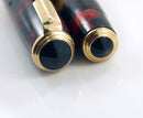 RESTORED 1935 PARKER BURGUNDY MOTTLED DOUBLE JEWEL VACUMATIC JR FOUNTAIN PEN OFFERED BY ANTIQUE DIGGER