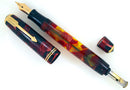 RESTORED 1935 PARKER BURGUNDY MOTTLED DOUBLE JEWEL VACUMATIC JR FOUNTAIN PEN OFFERED BY ANTIQUE DIGGER