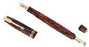 1934 PARKER BURGUNDY PEARL VACUMATIC DOUBLE JEWEL FOUNTAIN PEN RESTORED OFFERED BY ANTIQUE DIGGER